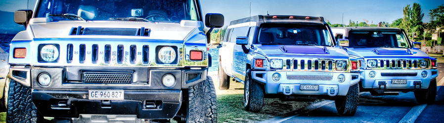 Lincoln Town car & Hummer Stretch H3